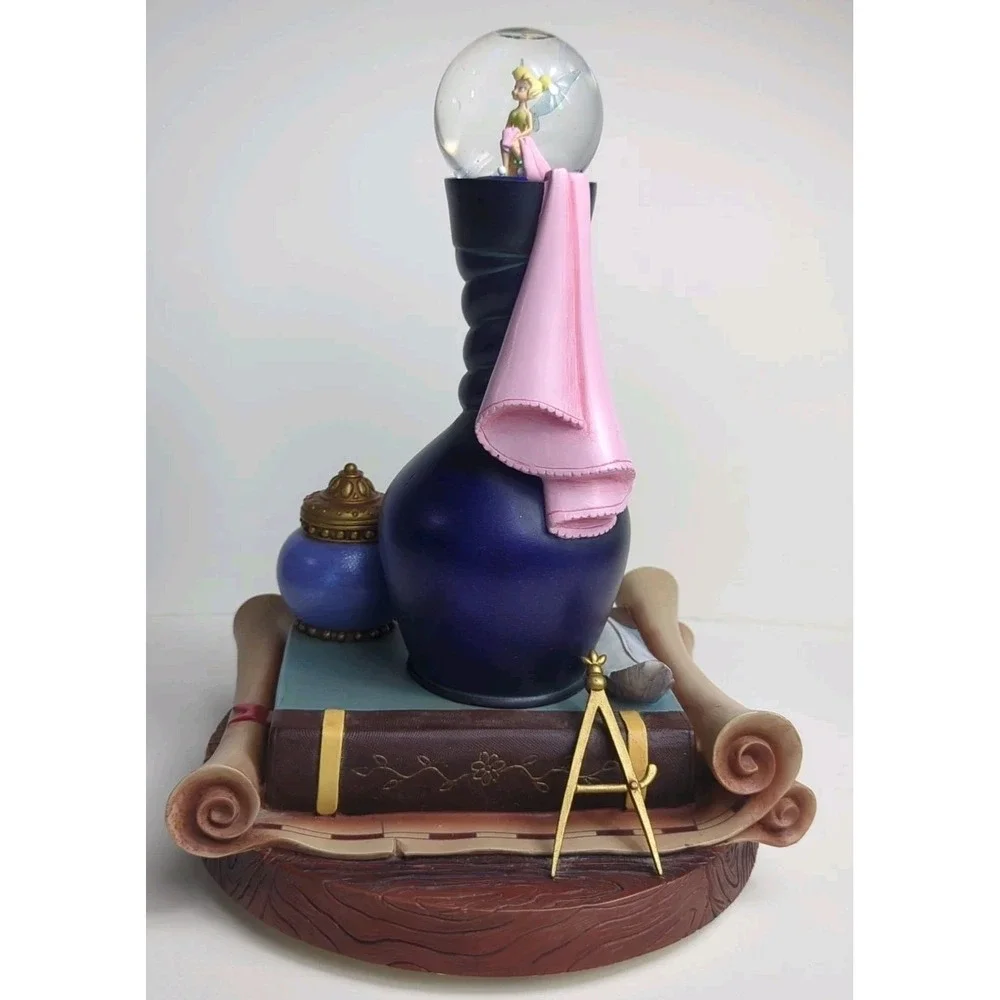 Disney Tinker Bell Musical Lights Snow Globe ‎ Trinket Box You Can Fly